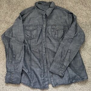 Columbia Sportswear Company women's denim Button Down Shirt Size 1X